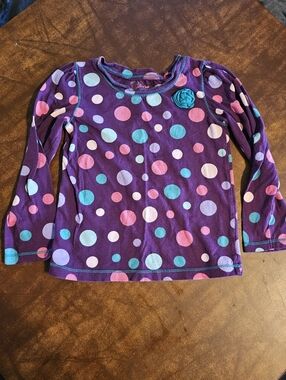 💜🎨 Circo Girls Polka Dot Long Sleeve Top – Size 3T 🎨💜